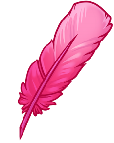 Red Fyrefowl  Feather