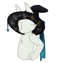 Fancy Witch Hat - Starlight