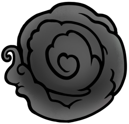 Black Wool Spiral