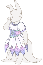 Fancy Witch's Dress - Mint Bloom - B