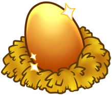 Rare Fyrehen Egg (Gold)