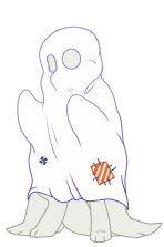 Spare Cloth Ghost - Purple - A