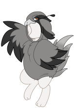 Fyrefowl Costume - Grey Ghost - B